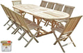 Salon de jardin et ensemble lounge – MJEEJHENSC10B01, 280 × 90 × 75 cm
