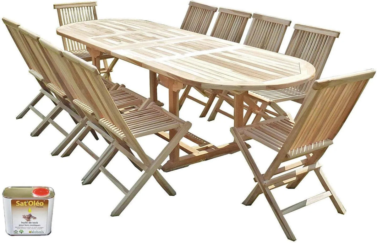 Salon de jardin et ensemble lounge – MJEEJHENSC10B01, 280 × 90 × 75 cm