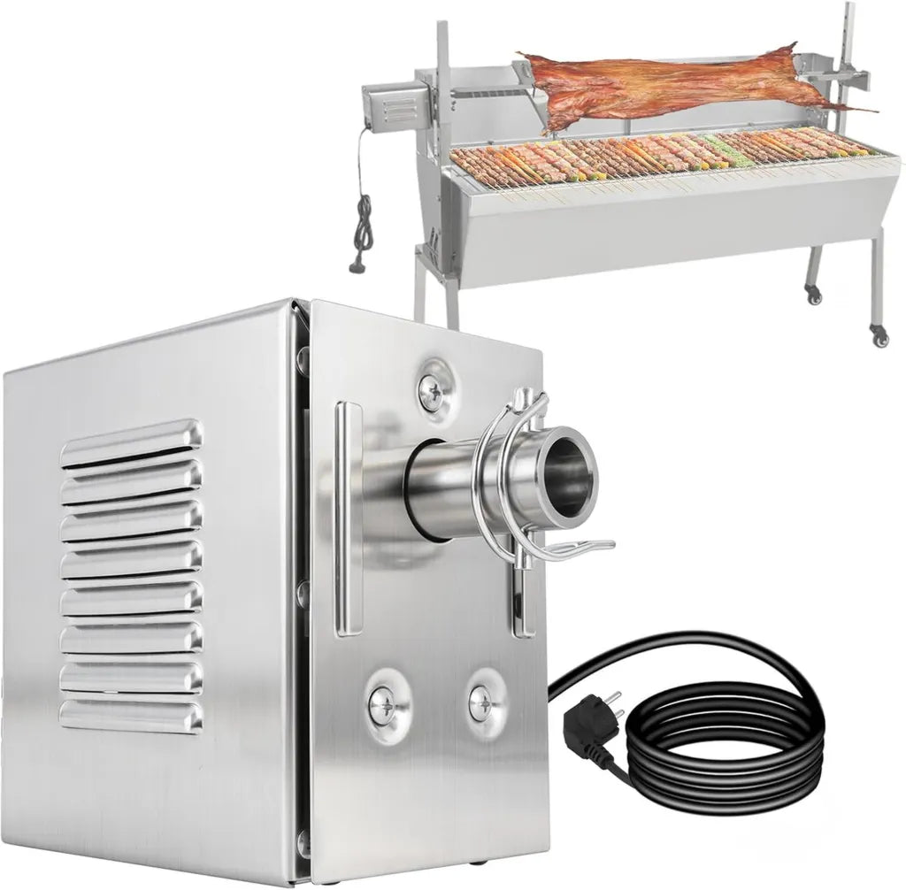 Moteur de Rôtissoire Électrique 45W, Puissance 150-200 kg, Universel pour Barbecue
