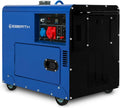 Groupe électrogène et générateur de secours, triphasé, 400V, 230V, 12V