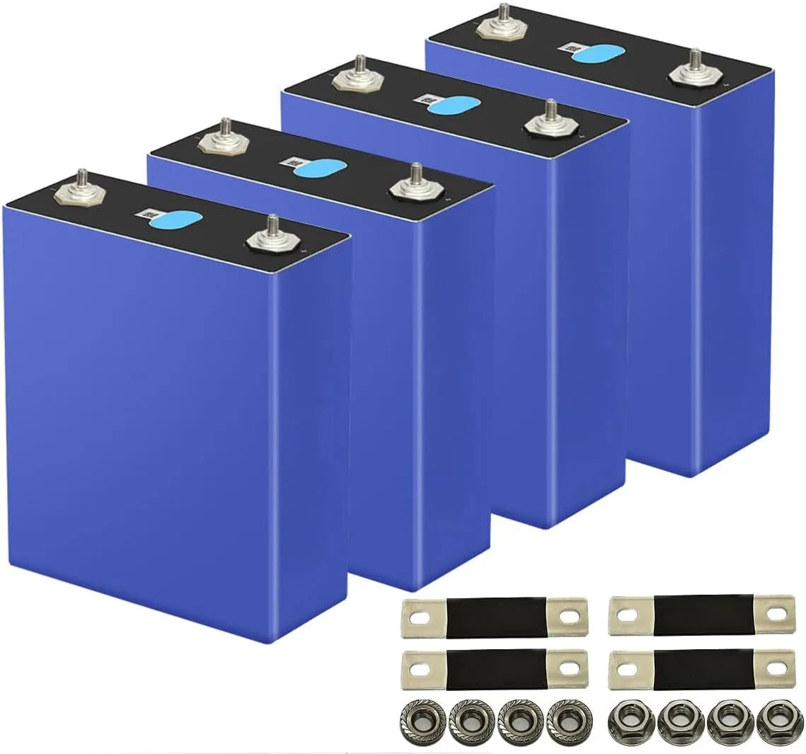 LiFePO4 Batterie lithium LiFePO4 et batterie solaire à décharge profonde, alimentation solaire, 280 Ah, 3,2 V, pour camping et camping-car