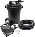 SunSun Kit complet, NEO8000 SuperEco pompe 8000l/h 70W, 10m Tuyau 38 mm, CPF-380 Filtre de bassin à pression jusqu'à 12000 L avec 11 Watt lampe uv