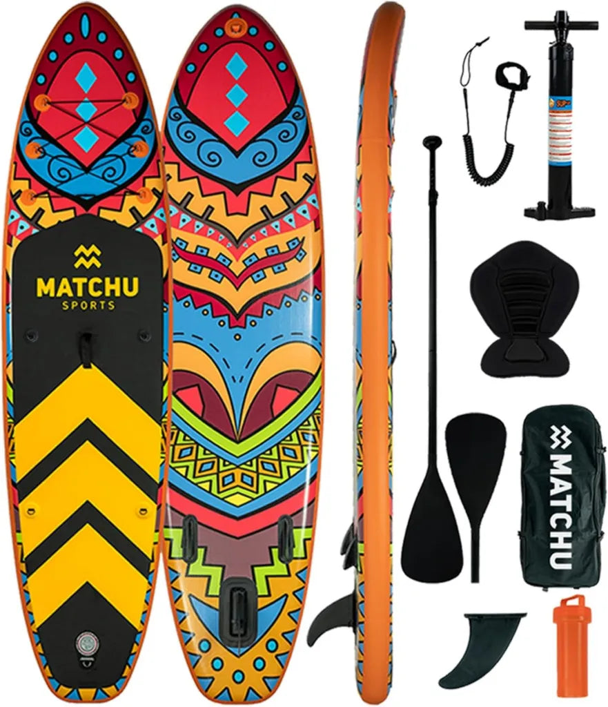 Planche de Paddle Gonflable Antidérapante 320x81x15 cm - Capacité 150 kg - Pour Adultes et Enfants