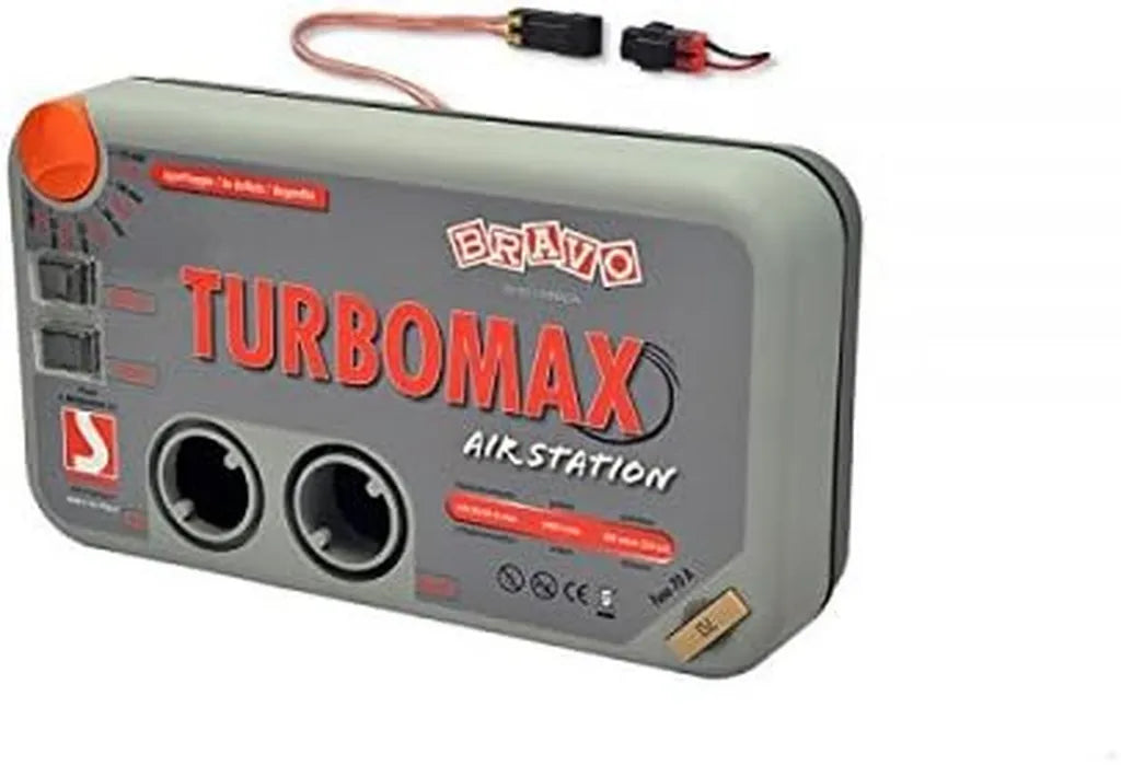 Pompe Électrique 12V Turbo Max Scoprega avec Kit de Montage pour Gonflables