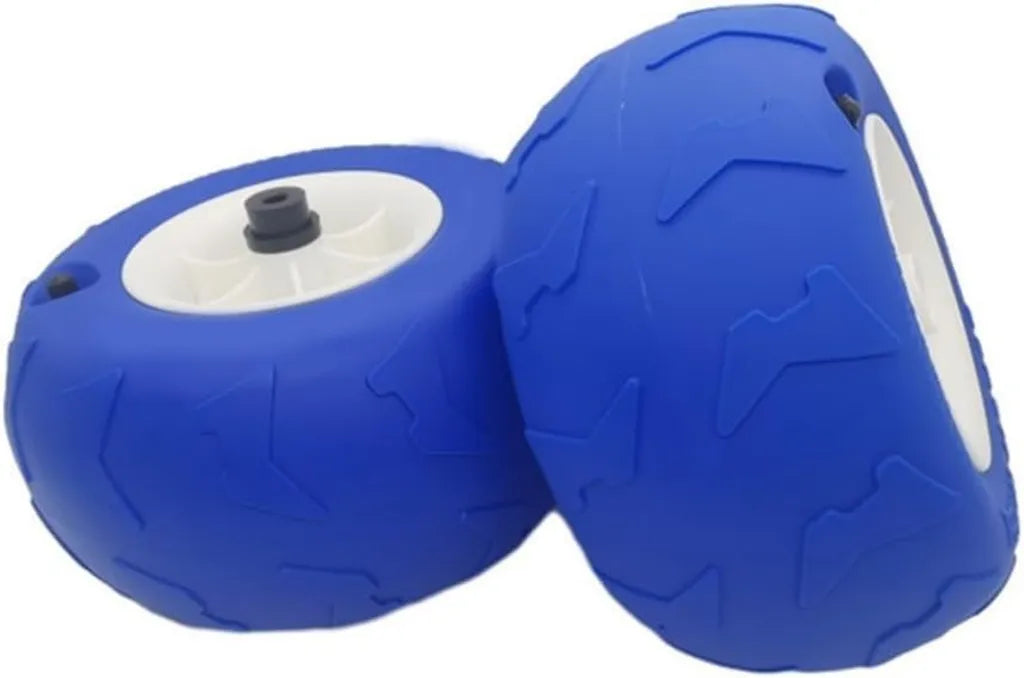 Paire de roues gonflables 22,9 cm pour chariot de plage, pneus en PVC pour kayak et camping