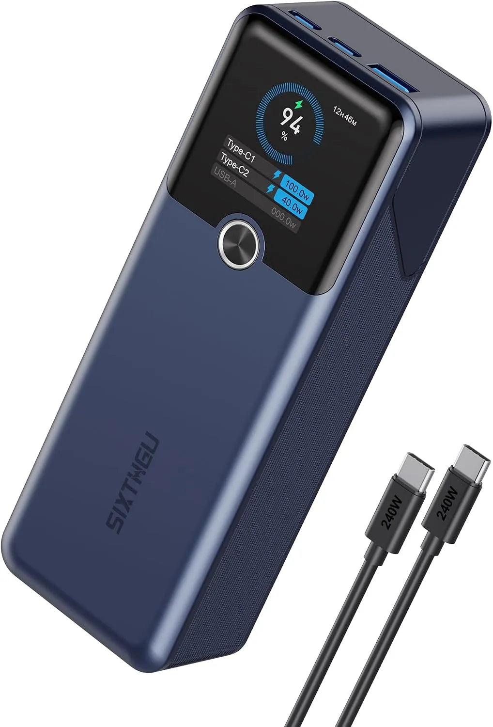 Batterie externe à charge rapide et chargeur portable, 20000 mAh, 200 W