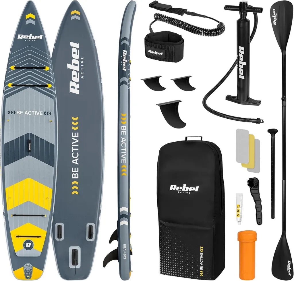 Planche de Paddle Gonflable Rebel 381 cm avec Siège et Accessoires