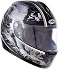 Casque de Moto Lazer Vertigo - Design Raijin Noir et Gris, Taille L