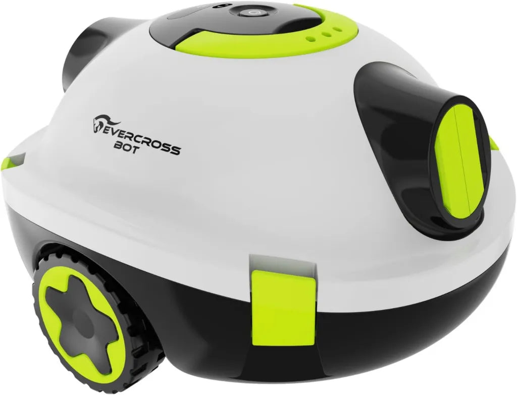 Robot de Piscine sans Fil EVERCROSS BOT 2026 - Autonomie 100min, Aspirateur Automatique 40W, Convient jusqu'à 120㎡, Bac 3L, IPX8