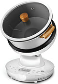 Cuiseur Automatique 2000W, Robot de Cuisine Intelligent 8L avec Rotation 360° et 3 Niveaux de Chaleur pour Restaurant et Maison