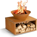 Brasero Landmann avec Compartiment de Rangement pour Bois