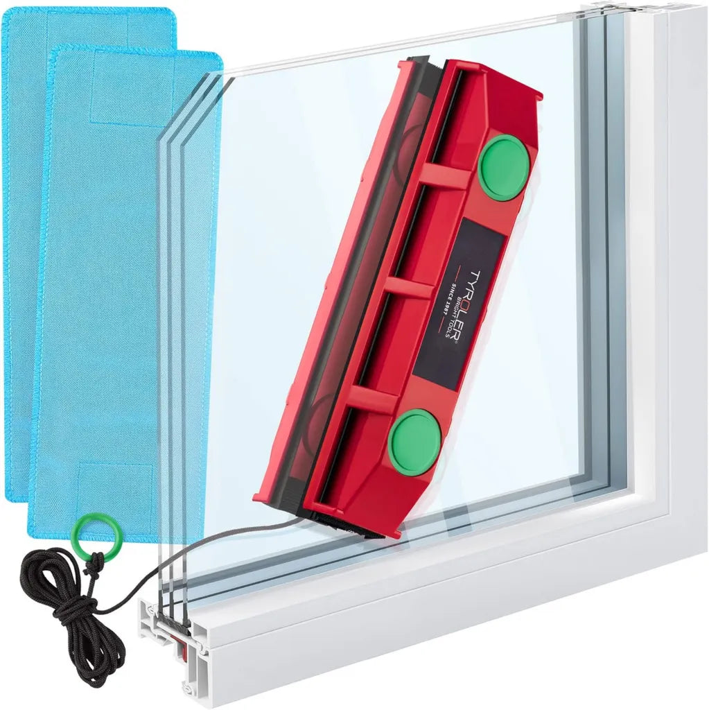 Nettoyeur de Vitres Magnétique Tyroler pour Double Vitrage 20-28mm