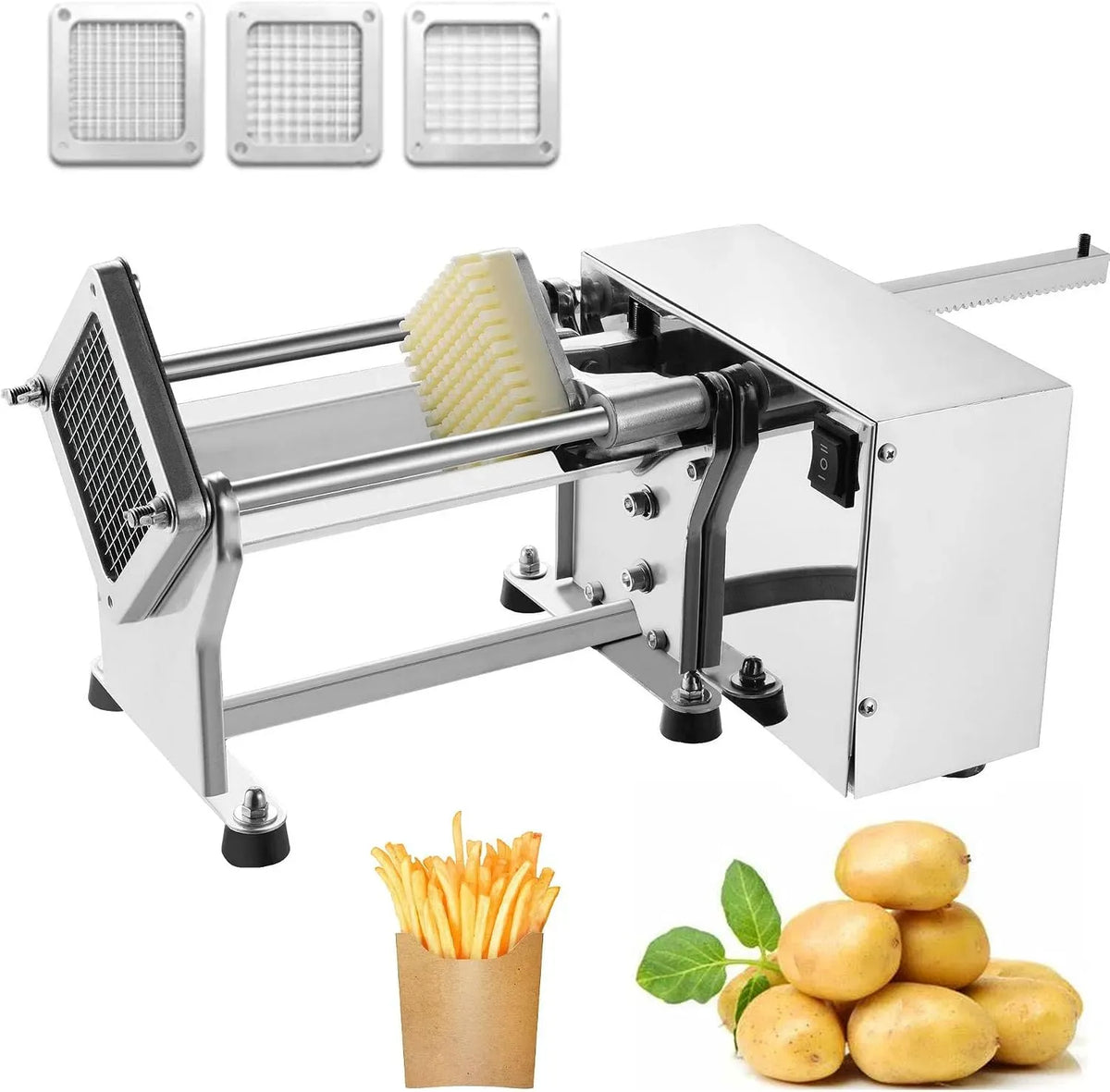 Machine de coupe, trancheuse alimentaire, 6 mm, 9 mm, 13 mm, industriel, professionnel