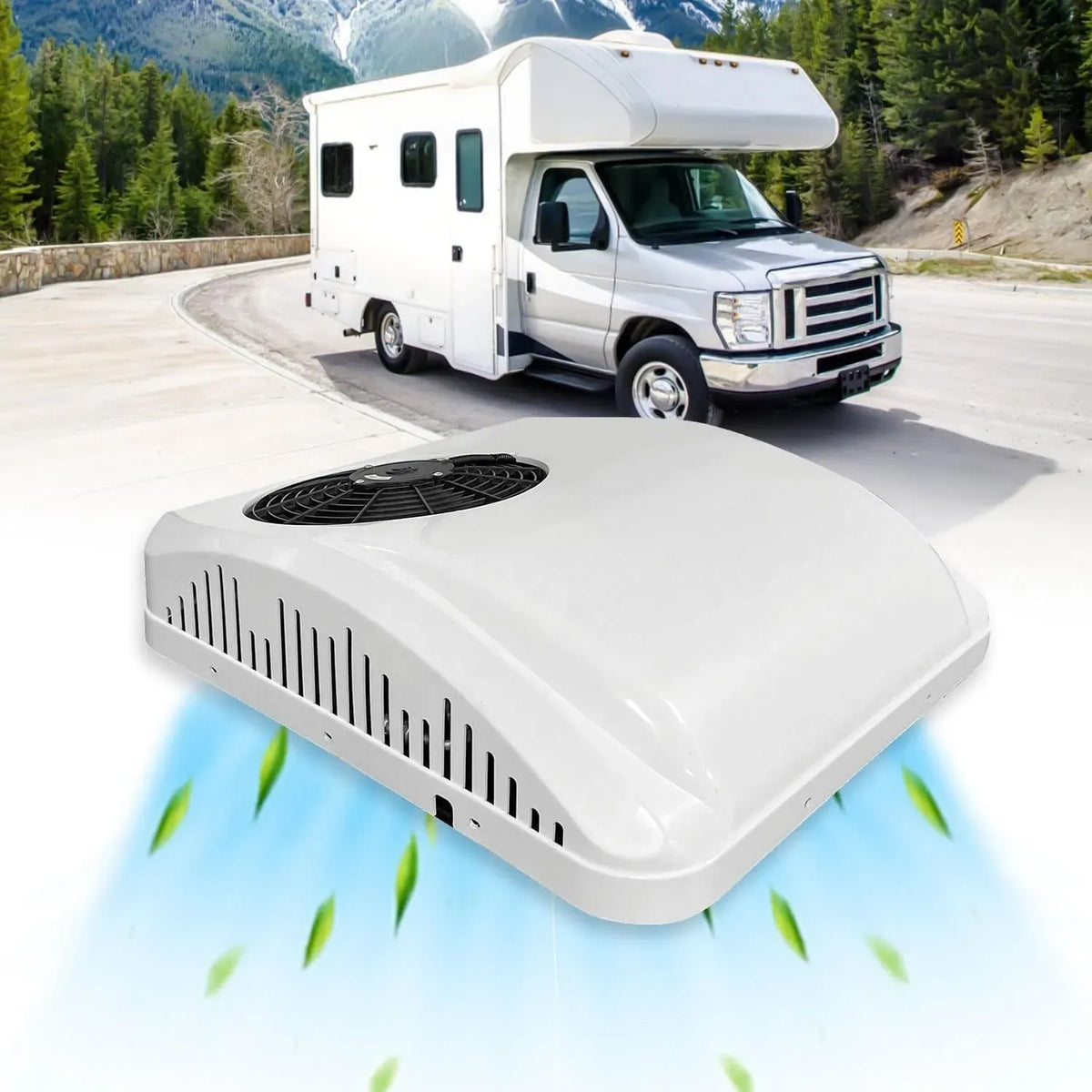 Climatiseur DC 9500, silencieux, camping, Chauffage et refroidissement pour camping-car