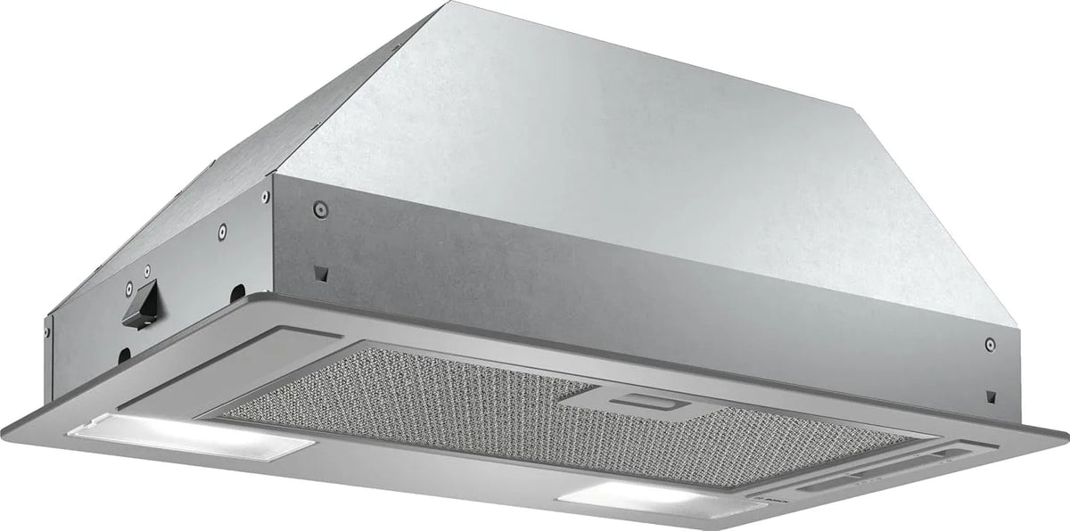 Bosch DLN53AA70 Hotte aspirante, 53 cm, 62 dB, hotte de cuisine, éclairage LED, encastrable, Série 2, Eclairage LED, Anthracite