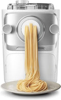 Philips HR2660/00 Machine à pâtes, machine à nouilles, dalle IPS, blanc, Pâtes en moins de 10 minutes, App, 6 formes, 6 portions