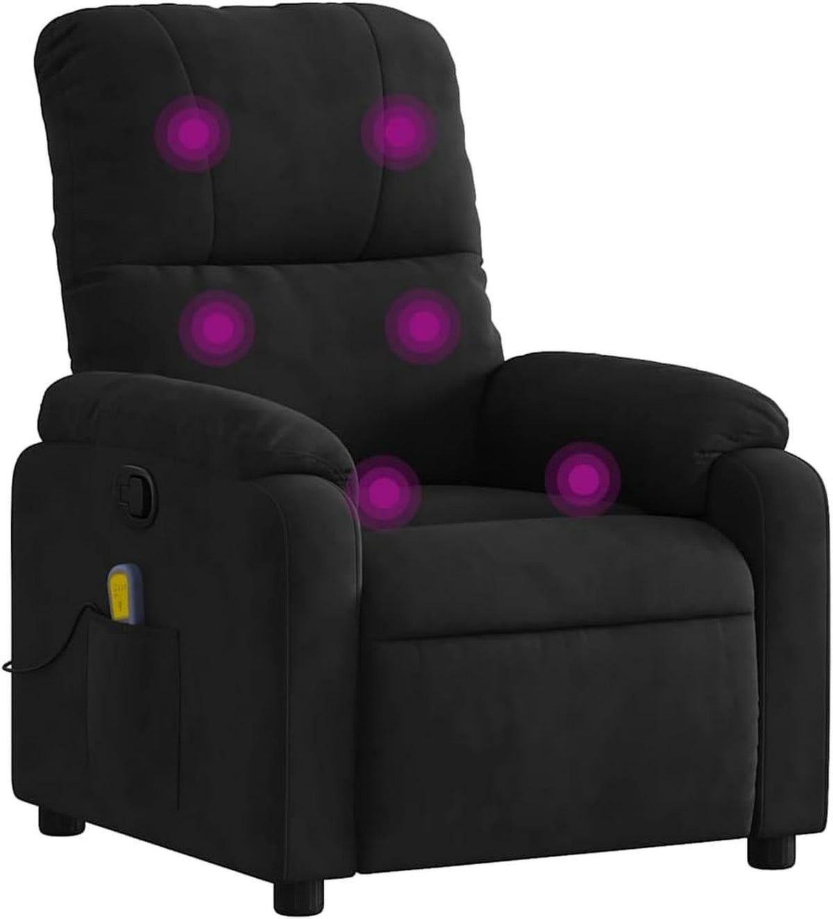 Fauteuil de massage - réglable, noir, vidaXL