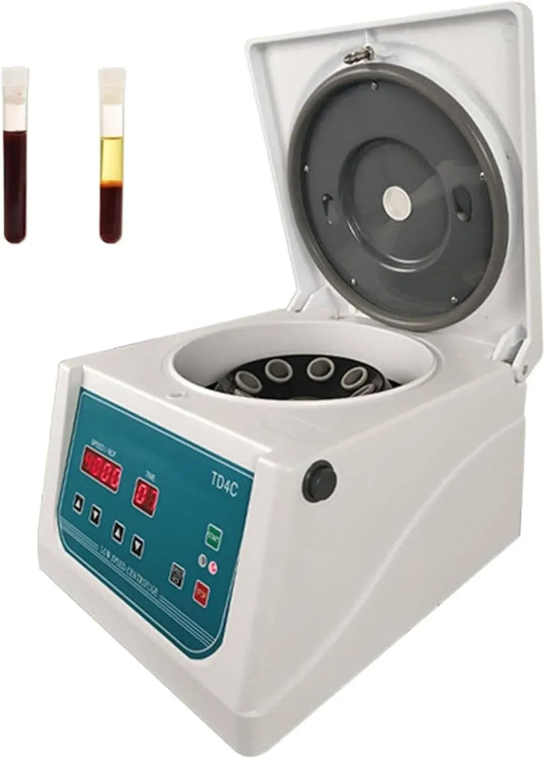 0-4000rpm 2086xg Pratique Médicale, 8 x 15ml Centrifugeuse Laboratoire, pour pour usage professionnel Centrifugeuse PRP Plasma, 0-99min Minuteur pour