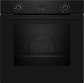 NEFF B1CVD0AK3 N30 Four électrique, 60 x 60 cm, encastrable, verrouillage, effet 3D, vapeur, noir, écran LED, Base Steam, air chaud 3D, CircoTherm