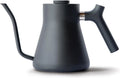 Cuisinière avec four, 1 L, noir, 1 litre, Fellow Stagg, Bouilloire à verser pour café et thé, Théière à col de cygne avec bec verseur précis et