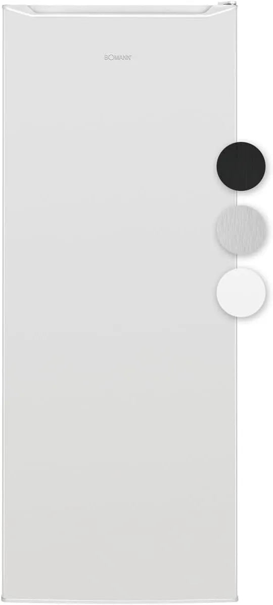 Bomann Réfrigérateur, 242 L, pose libre, éclairage LED, 2 zones de température, blanc, clayettes en verre, contrôle de la température en continu