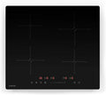 Klarstein Plaque à induction, 60 cm, 4 foyers, 7800 W, table de cuisson à induction, encastrable, minuteur, noir, 4 Zones, 9 Niveaux, Design Épuré 60