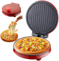 Four électrique à pizza, design ouvert à 180 degrés, Machine à pizza électrique, Four de comptoir chauffant double face avec surface antiadhésive pour