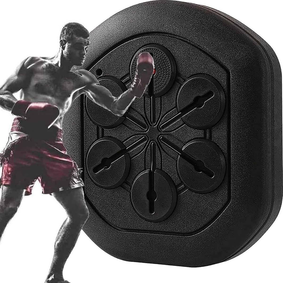 Machine de boxe musicale: montage mural