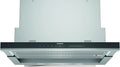 Siemens iQ700 LI69SA684 Hotte aspirante, 935 m3/h, hotte de cuisine, encastrable, acier inoxydable, noir, semi-encastrée