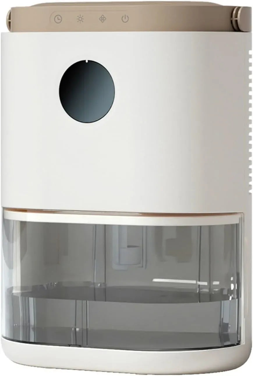 Déshumidificateur, 2 L, minuteur, grand réservoir, silencieux, Lumière LED 7 Couleurs, Capacité du Réservoir d'eau de 2 L