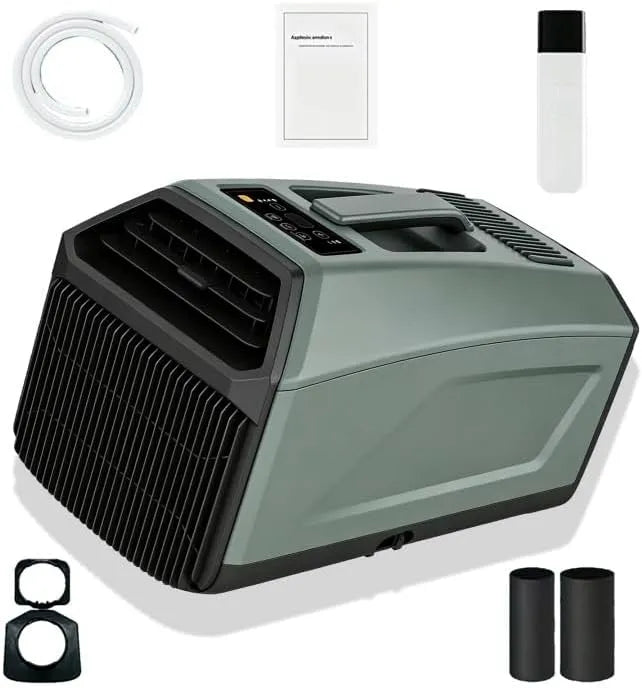 Climatiseur, 400 W, portable, Rafraîchisseur d'Air Compact 400W pour Fourgon Aménagé, Hors Réseau, Déshumidificateur