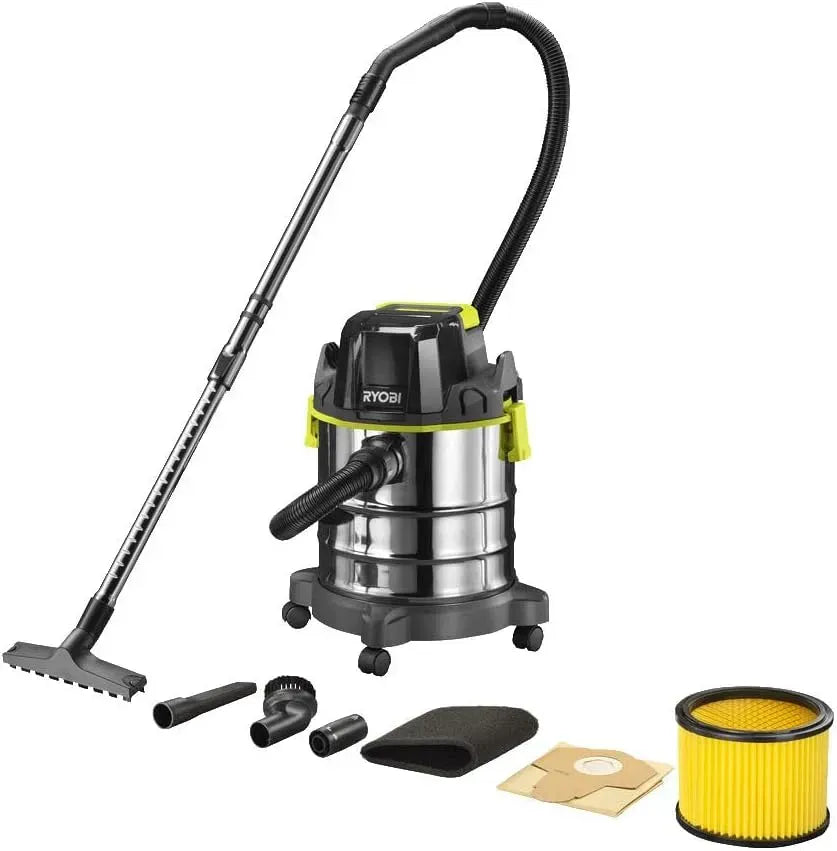 Aspirateur R18WDV-0, 11 L, 18 V, Tuyau 1,8 m, RYOBI