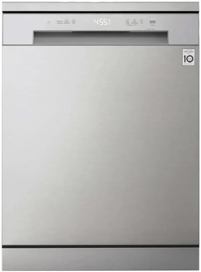 LG DF142FV Lave-vaisselle, acier inoxydable, Lave-vaisselle LG DF142FV 14 couverts en acier inoxydable