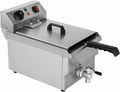 Cuve Simple, en Acier Iinoxydable, pour Hakka Friteuses électriques Professionnelles, Grande Capacité 10 L, 220V, 3000W, Avec égouttoir, Panier et