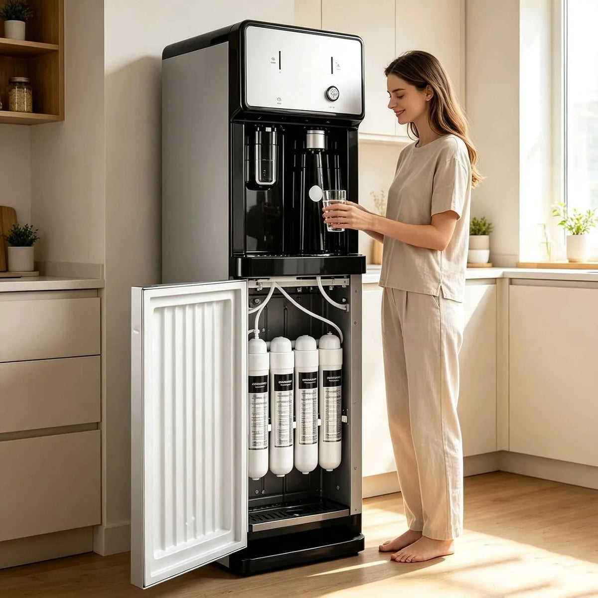 Distributeur, Distributeur d'eau Filtration 4 Étapes