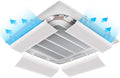 modèle 4PCS, 4PCS Déflecteur de Vent de Climatisation Centrale, Déflecteur d'air de Sortie d'air Froid Anti-Soufflage Direct Déflecteur réglable