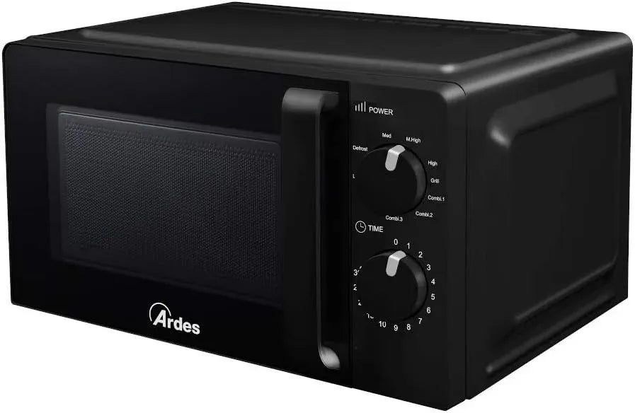 Micro-ondes AR6520G, 20 L, minuteur, gril, four micro-ondes, noir, ARDES