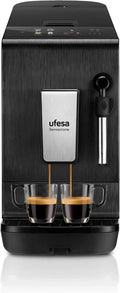 Machine à Caf, Moulin, machine à café électrique, 1500 W, tactile, pour Espresso et Capuccino, UFESA