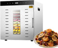 Alimentaire pour usage professionnel︱6/8/10/12 Plateaux︱ Alimentaire électrique pour Viande Séchée Contrôle Précis 30 à