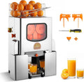 VEVOR Extracteur de jus, 120 W, professionnel, restaurant, Presse Orange Semi-automatique 120 W, Pour Bar à Jus Restaurant Supermarché Bureau