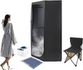 Sauna vapeur portable: avec télécommande, avec chauffage, format portable, usage à domicile, 1350 W, 3 l, 9 niveau x